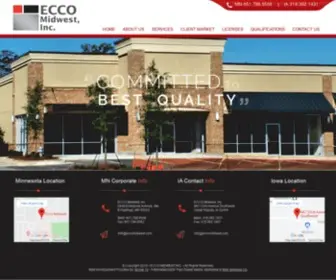 Eccomidwest.com(ECCO Midwest) Screenshot