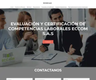 Eccomsas.com(ECCOM S.A.S) Screenshot