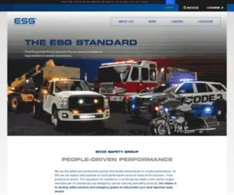 Eccosafetygroup.com(ECCO Safety Group) Screenshot