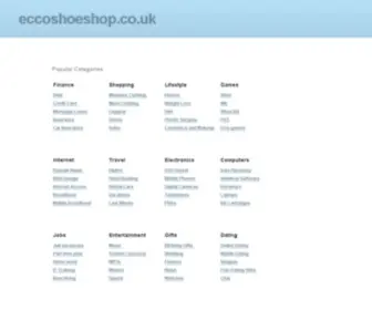 Eccoshoeshop.co.uk(The Shoe Shop) Screenshot