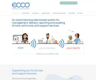 Eccosolutions.co.uk(Supported Living Software & Systems) Screenshot