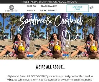 Eccosophy.com(USA Beach Towels and Beach Blankets) Screenshot