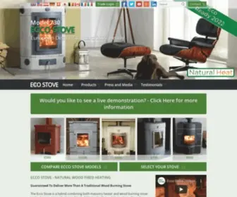 Eccostove.com(Now And 2022 Compliant With UK And European Particulate Emission Requirements The Ecco Stove) Screenshot