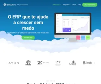 Eccosys.com.br(ERP para e) Screenshot