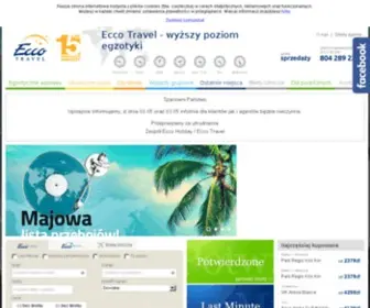 Eccotravel.eu(Egzotyczne wakacje) Screenshot