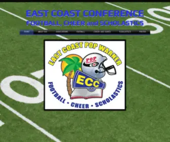 EccPopwarner.org(Pop Waner Football and Cheer) Screenshot