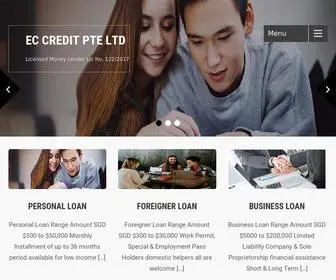 Eccreditsg.com(Licensed Money Lender Lic No) Screenshot