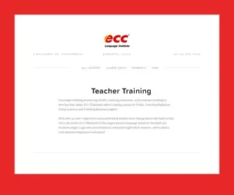 Eccthai.com(CELTA, TESOL TEFL, TESL and CELTYL Certification & Certificate Courses for EFL ESL Teachers) Screenshot