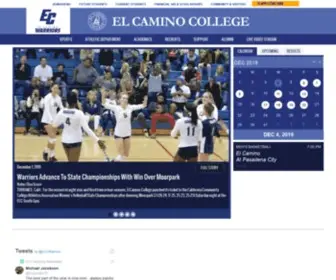 Eccwarriors.com(El Camino College) Screenshot