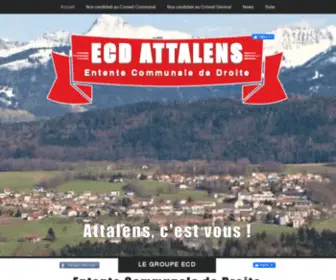 ECD-Attalens.com(Page du groupe ECD Attalens pour élections conseil communal et conseil général 2016) Screenshot