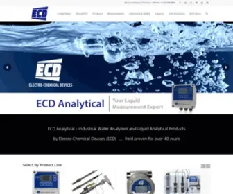 ECDi.com(Industrial Water Analyzers & Liquid Analytical Products) Screenshot