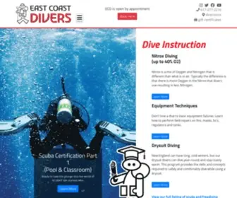 ECDivers.com(Scuba Diving Instruction) Screenshot
