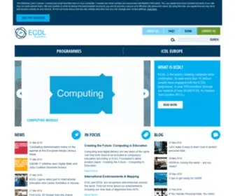ECDL.org(ECDL Foundation) Screenshot