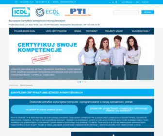 ECDL.pl(Europejski Certyfikat Umiejętności Komputerowych) Screenshot