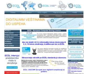 ECDL.rs(European Computer Driving Licence Serbia and Montenegro) Screenshot