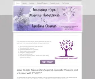 ECDVC.org(The Elmore County Domestic Violence Council team of advocates) Screenshot