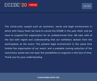 Ecebe.eu(ECEBE 2020) Screenshot