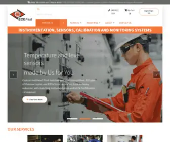 Ecefast.com.au(ECEFast Temperature sensors) Screenshot