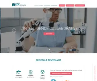 Ece.fr(École d’ingénieurs ECE) Screenshot