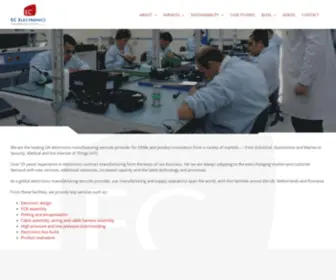 Ecelectronics.co.uk(EC Electronics) Screenshot