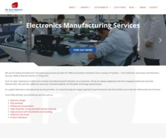 Ecelectronics.com(Electronics Manufacturing Services) Screenshot