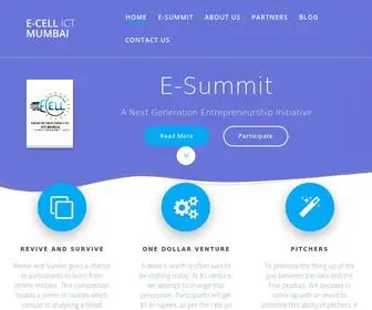 Ecellict.com(A Next Generation Entrepreneurship Initiative) Screenshot