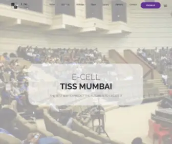 Ecelltiss.com(ECELL,TISS MUMBAI) Screenshot