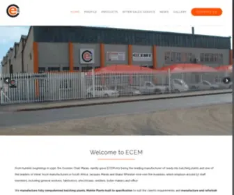 Ecem.co.za(Batching Plants) Screenshot