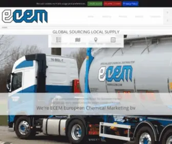 Ecem.com(We are specialized chemical suppliers of a wide range of Acrylic) Screenshot