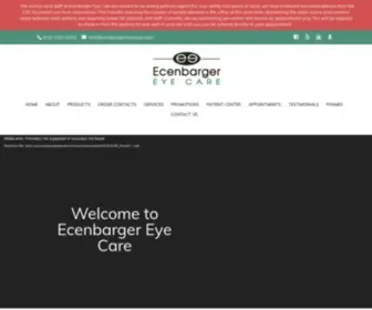 Ecenbargereyecare.com(Ecenbarger eye care) Screenshot