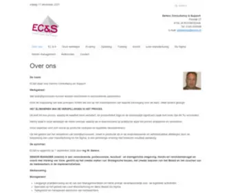 Ecens.nl(Over ons) Screenshot