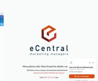 Ecentral.com.au(Who is the highest rated Brisbane Marketing and Digital Agency) Screenshot