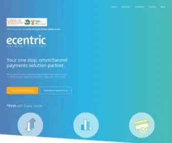 Ecentric.co.za(South African payment gateways from Ecentric) Screenshot