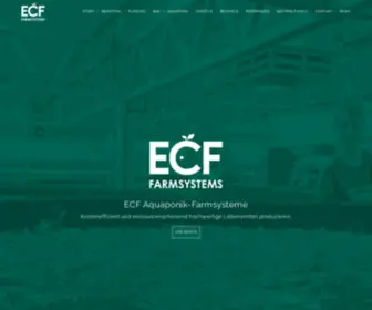 ECF-Farmsystems.com(Willkommen bei ECF Farmsystems) Screenshot