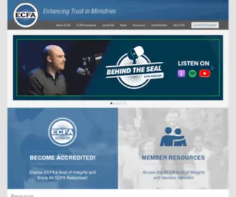 Ecfamembers.org(ECFA) Screenshot