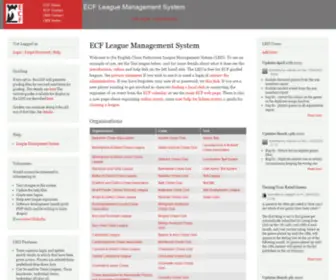 ECFLMS.org.uk(Testing ecflms on new server) Screenshot