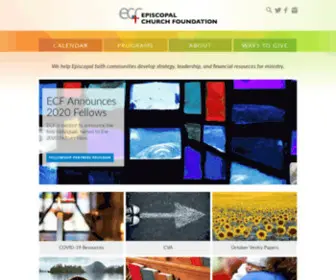 ECF.org(Episcopal Church Foundation) Screenshot