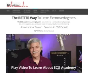 Ecgacademy.com(ECG Academy) Screenshot