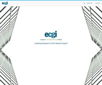 Ecgi.global Screenshot