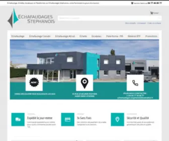 Echafaudages-Stephanois.com(Echafaudage) Screenshot