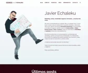 Echaleku.es(El Blog de Javier Echaleku) Screenshot