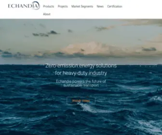 Echandia.se(Zero-emission energy solutions for heavy-duty industry) Screenshot