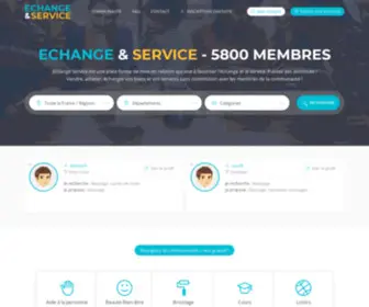 Echange-Service.com(Echange de services gratuits) Screenshot