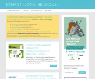 Echantillons-Belgique.be(Echantillon gratuit en Belgique) Screenshot