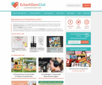 Echantillonsclub.com(échantillons gratuits) Screenshot