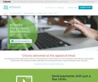 Echecks.com(Trusted payment solutions & business technology) Screenshot