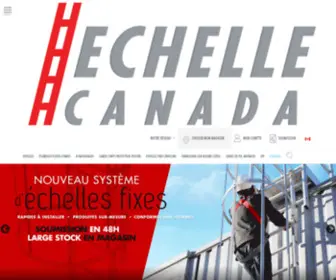 Echelle-Europeenne.ca(Echelle Canada) Screenshot