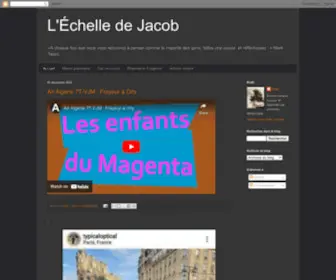 Echelledejacob.blogspot.com(L'Échelle) Screenshot