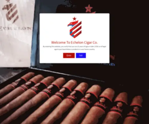 Echelonpremiumcigars.com(Echelon Cigar Co) Screenshot