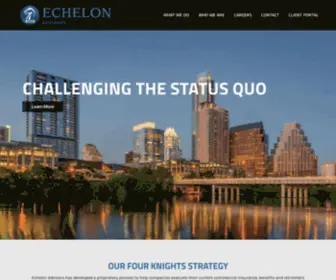 Echelonrisk.com(Echelon is a commercial insurance and employee benefits brokerage firm that focuses in the self) Screenshot